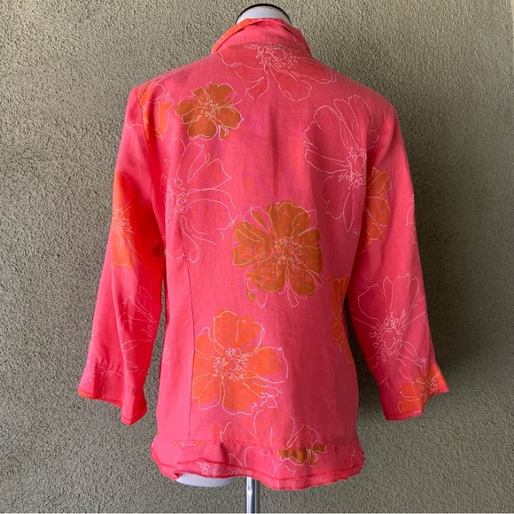 🔥5/$20🔥 “Erin” Linen Blouse and Skirt Set size 8 and 12 - Picture 6 of 13